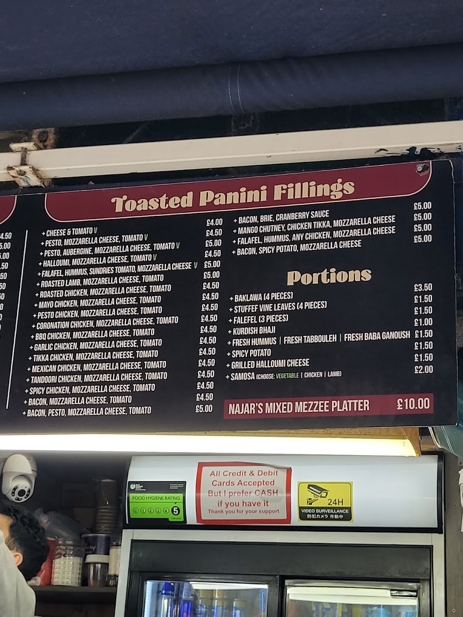 Najar's Place Menu - Image 2