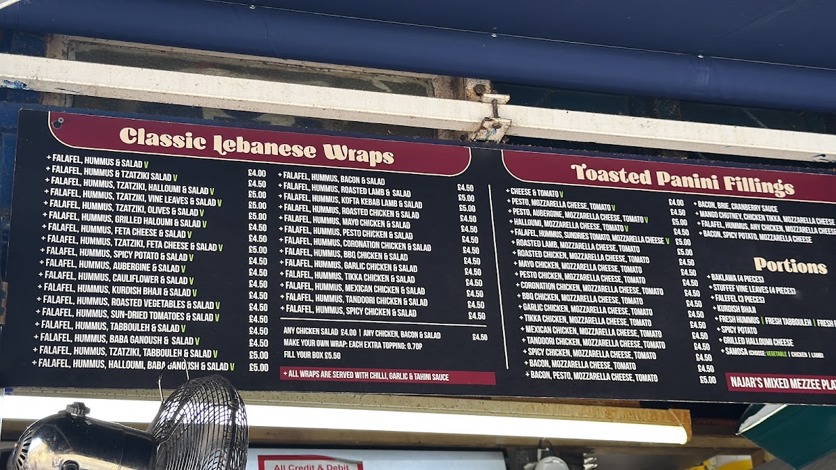 Najar's Place Menu - Image 4